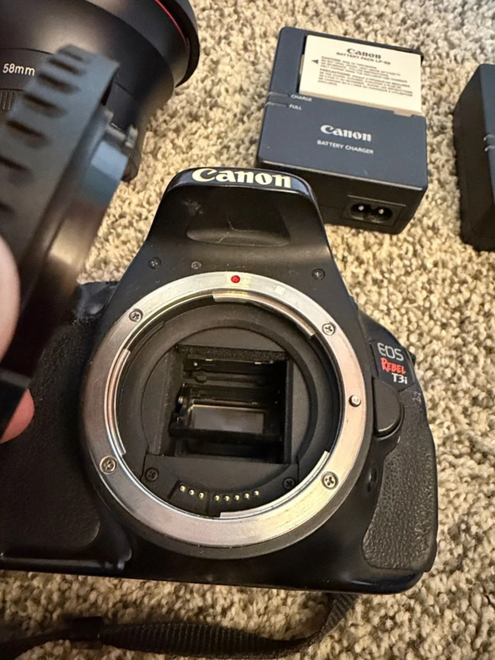 Canon EOS Rebel DSLR Camera Kit in Black with Lenses and Accessories + Bag